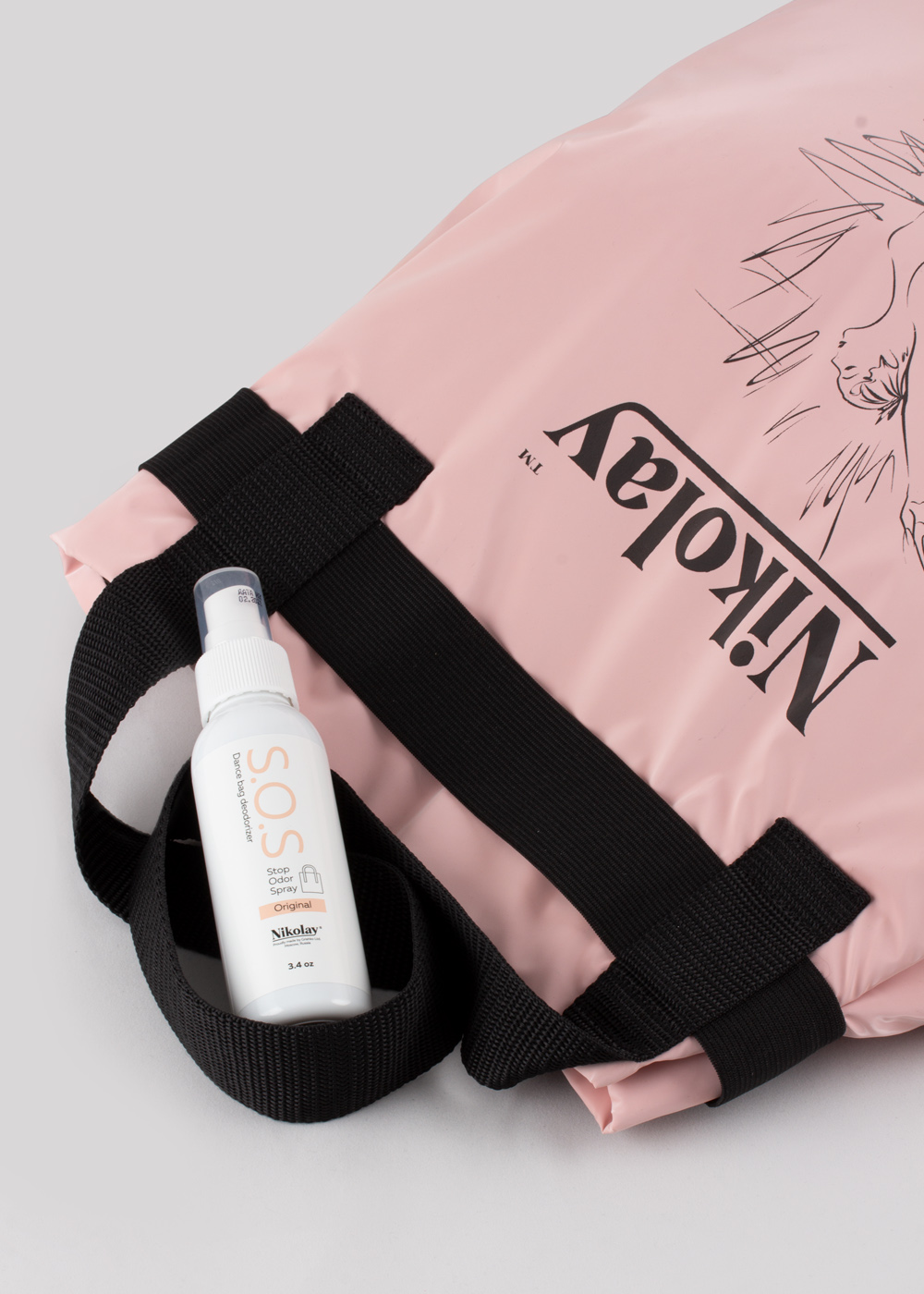 Bags odor eliminating spray, 3.4 Oz (BagSprayN) Nikolay® official online shop of pointe