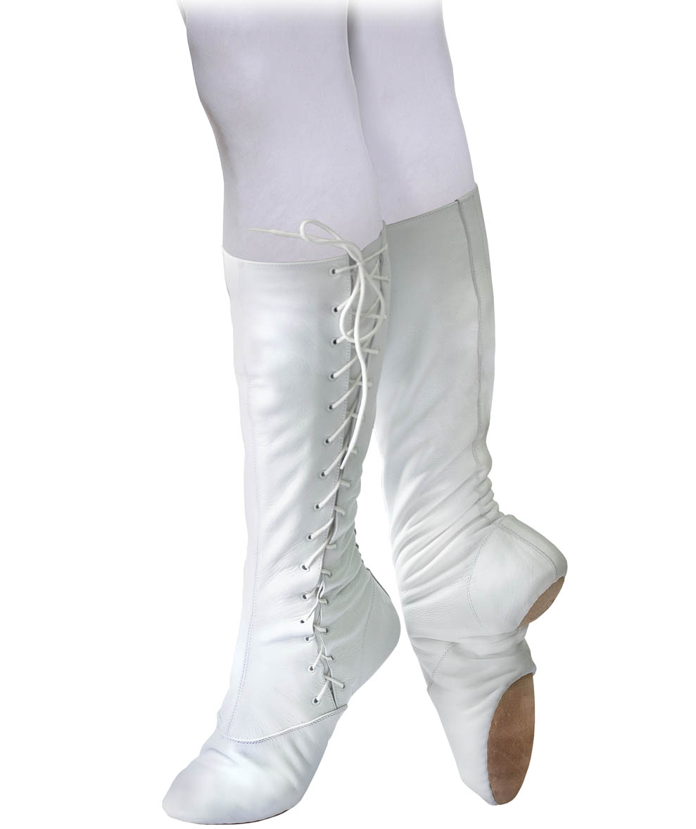 Leather Ballet Boots With Side Laces M 45N Nikolay Official Leather Ballet Boots With Side Laces M 45N Nikolay Official