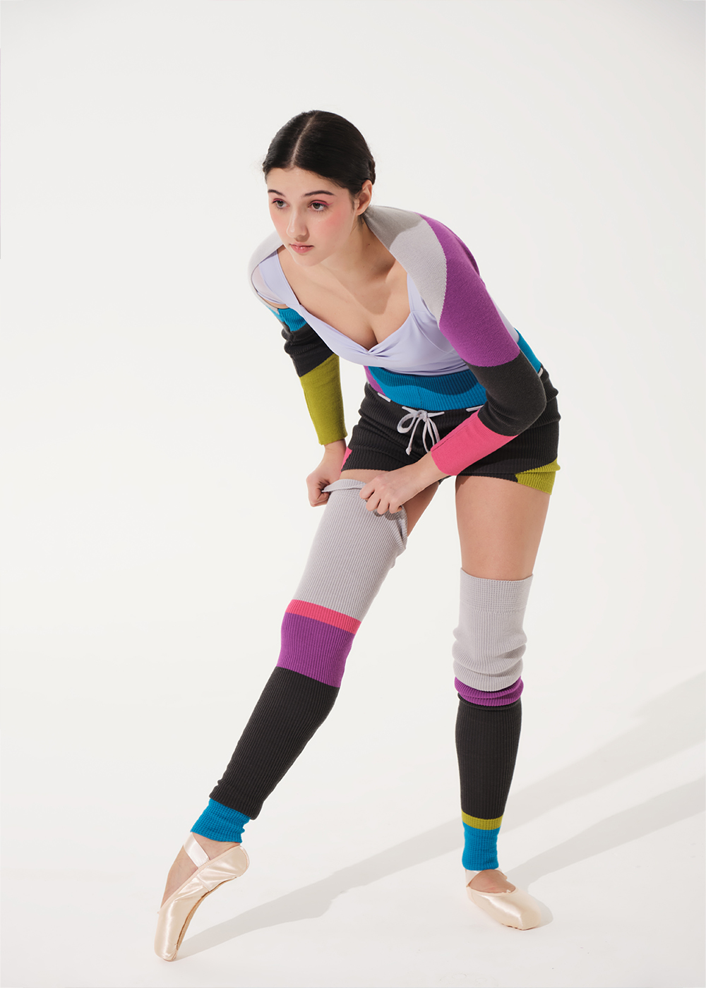 KEELY, Long leg warmers, 31.5” (06209/3N)  Nikolay® - official online shop  of pointe shoes and dance apparel in the USA